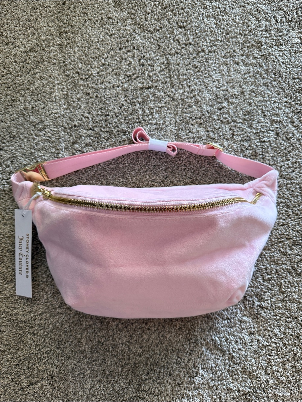 Stoney Clover Lane x Juicy Couture 
Jumbo Fanny Pack, Flamingo,  NWT
